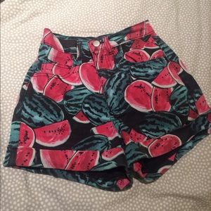 American Apparel Watermelon Shorts